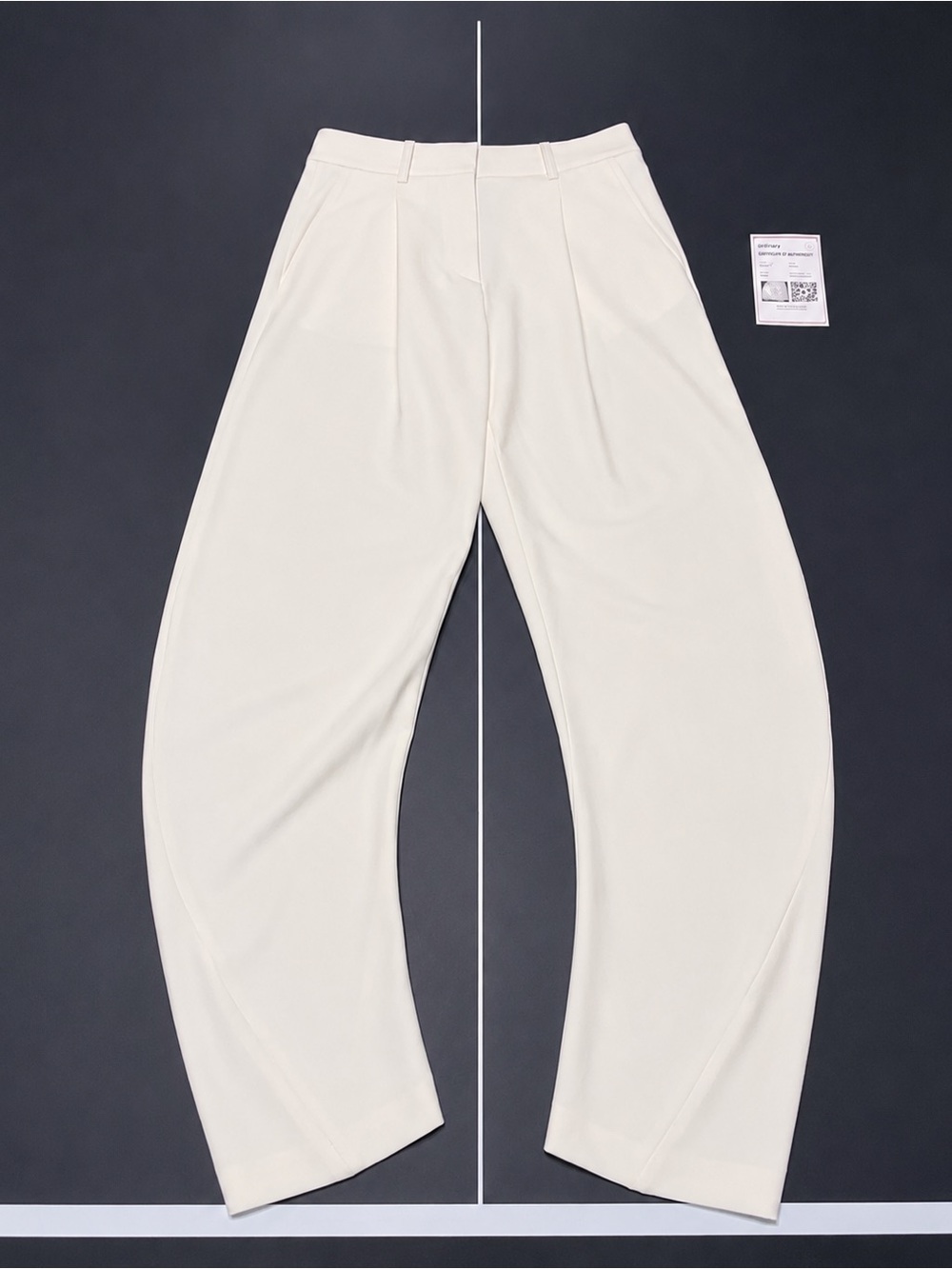 Off-White Curved Leg Pants | White | 40 EU (30x31) | Orig. $732.00 - Picture 1 of 9
